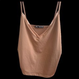 Zara cropped tank top